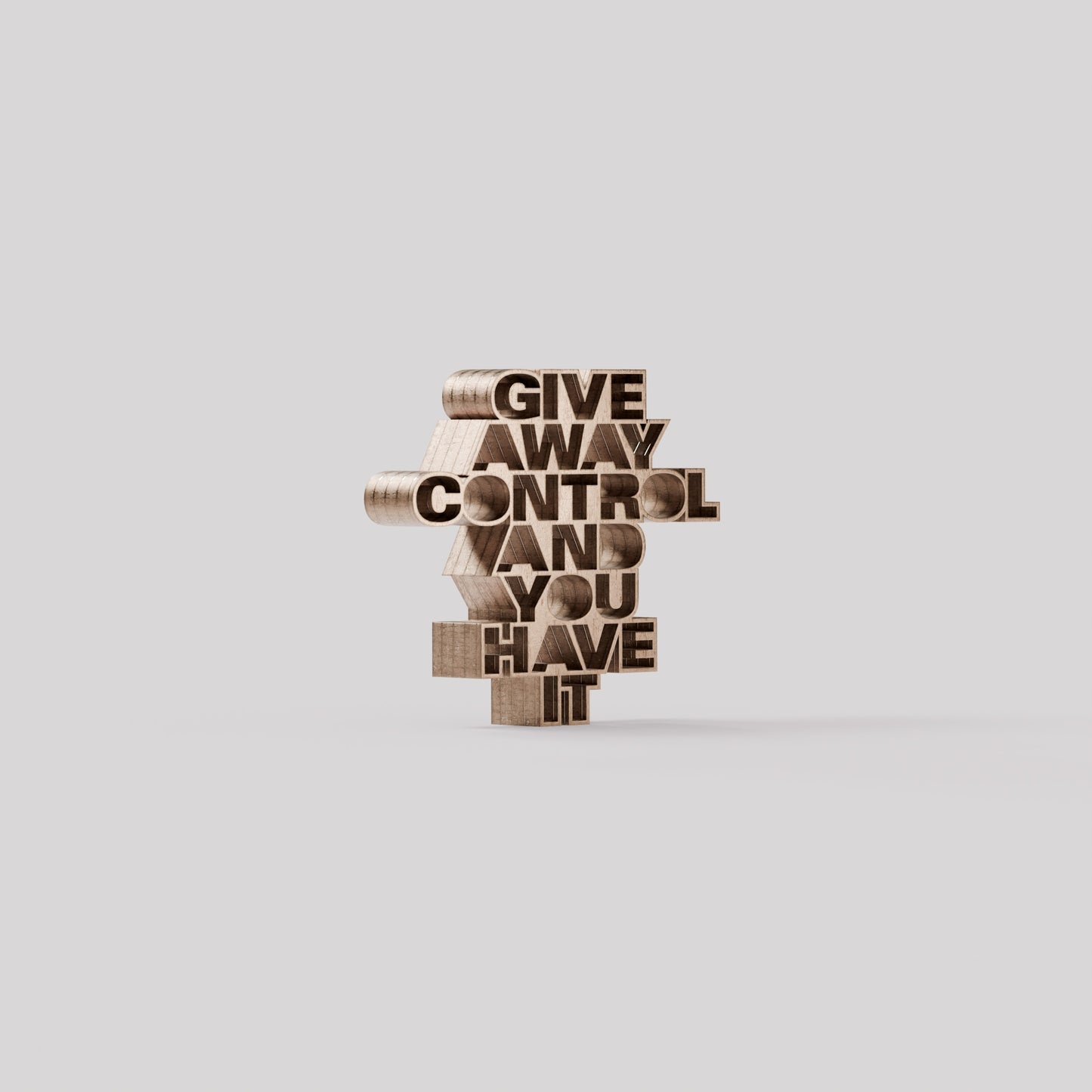 Give away control and you have it