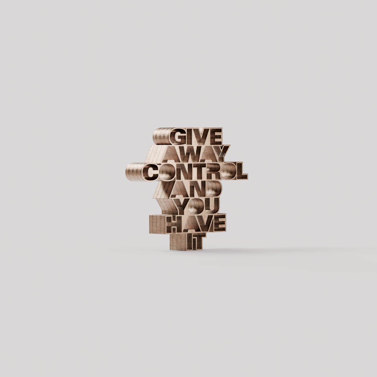 Give away control and you have it