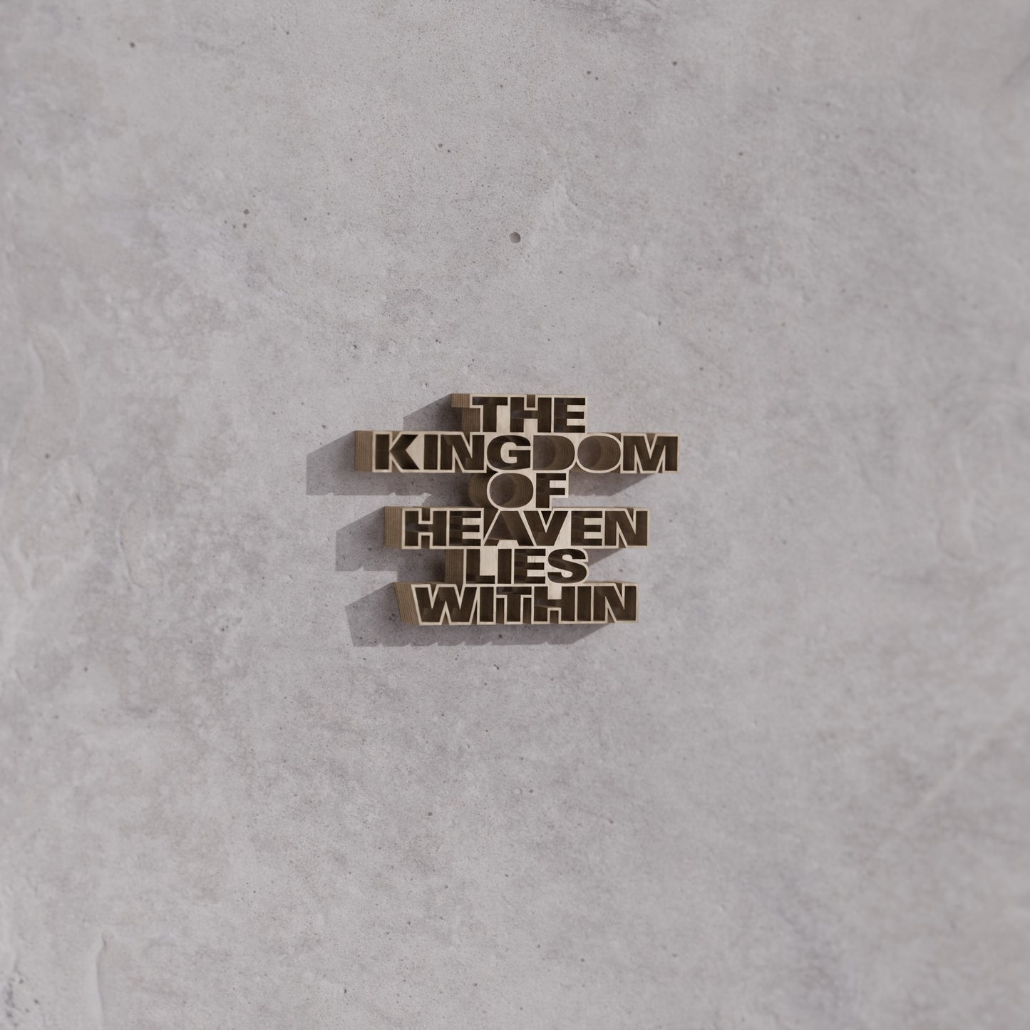 The kingdom of heaven lies within