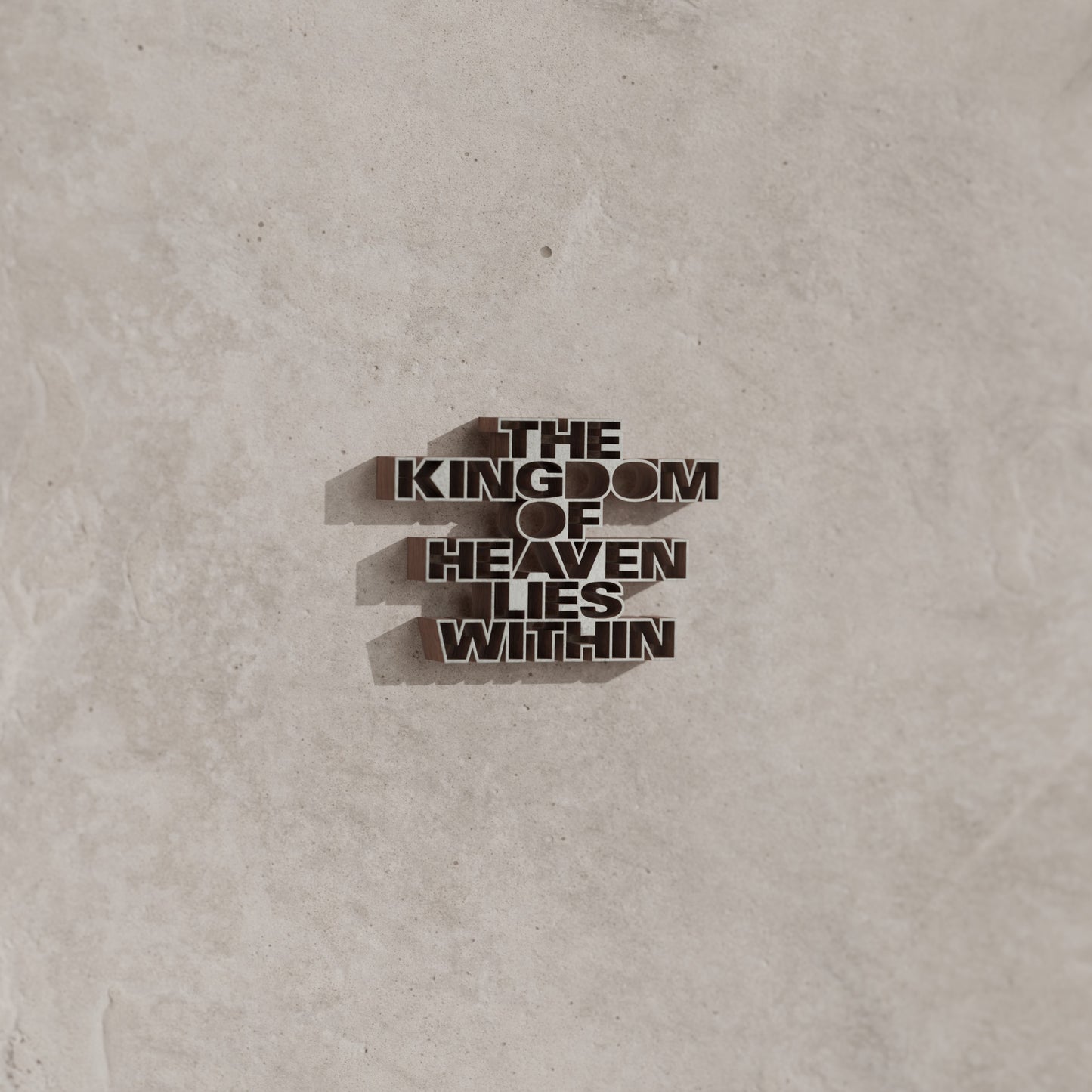 The kingdom of heaven lies within