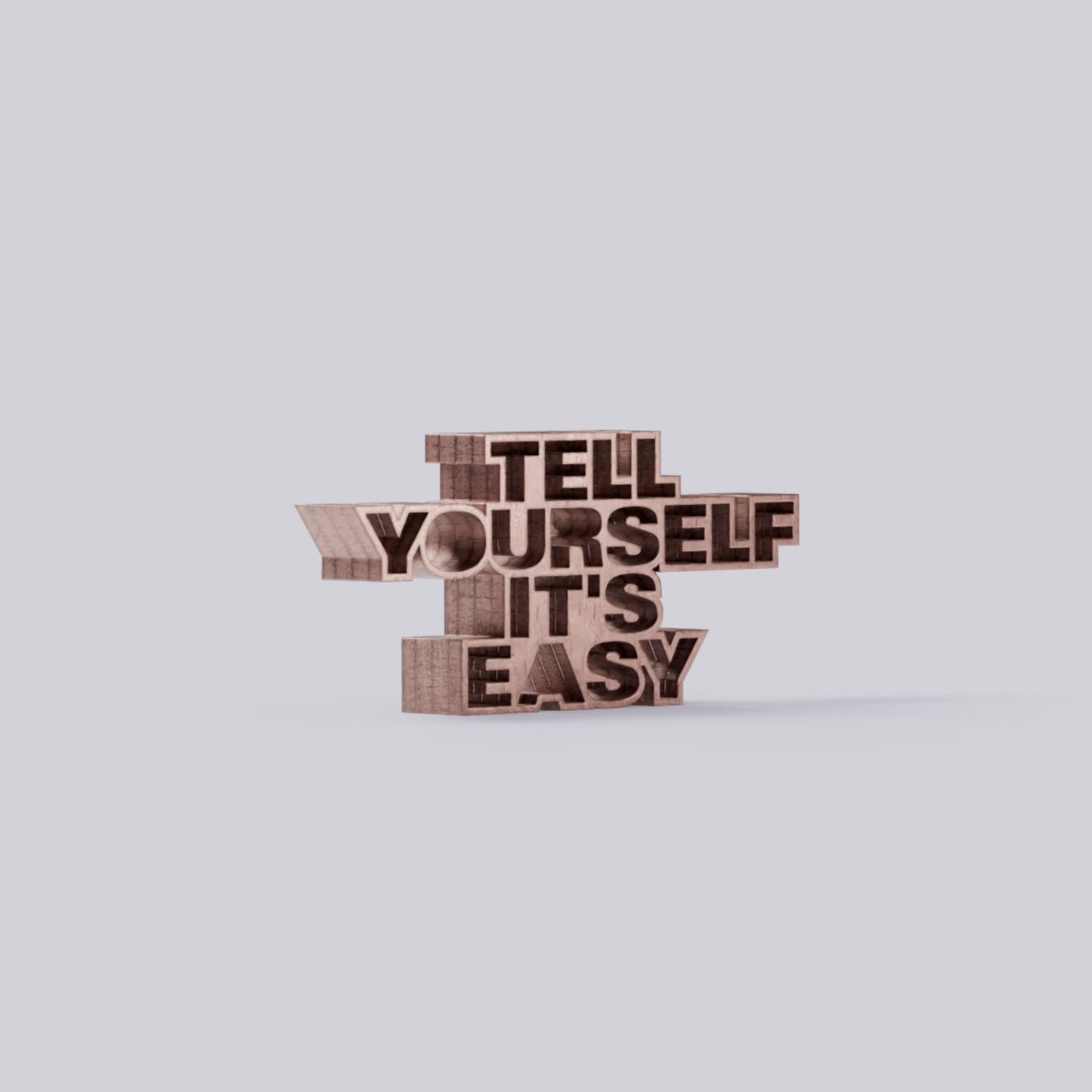 Tell yourself it's easy wood copper 1