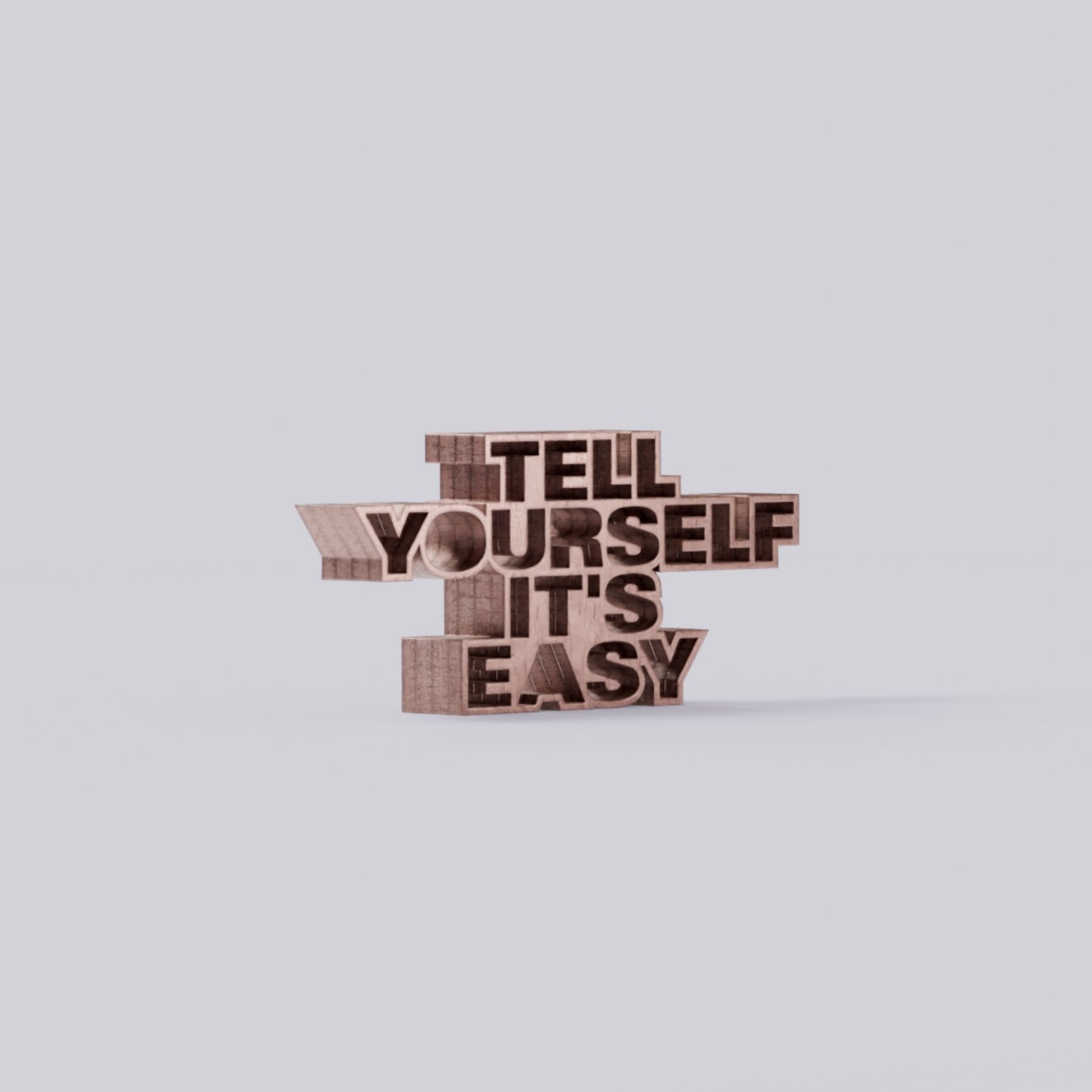 Tell yourself it's easy wood copper 1