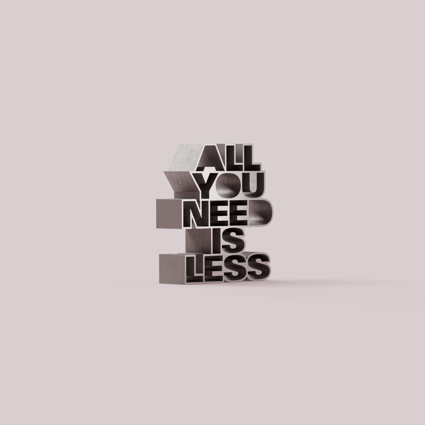 All you need is less