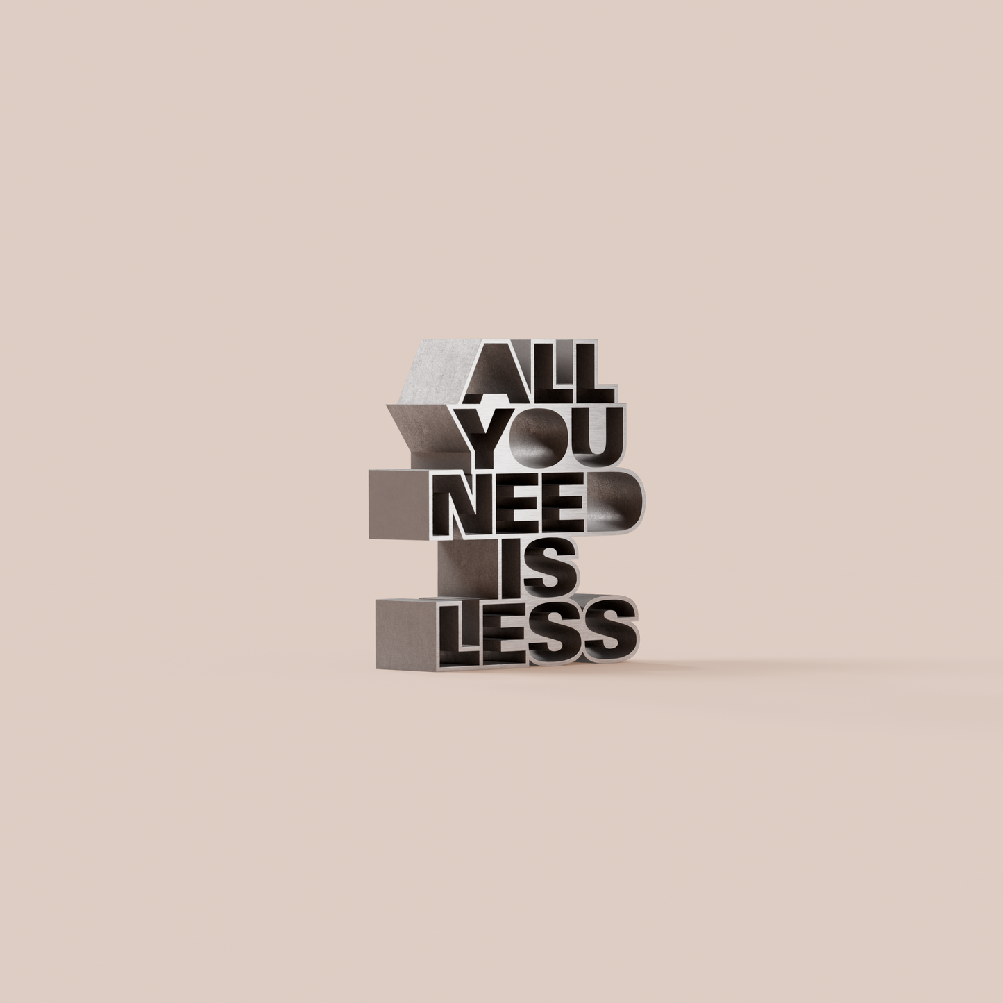 All you need is less