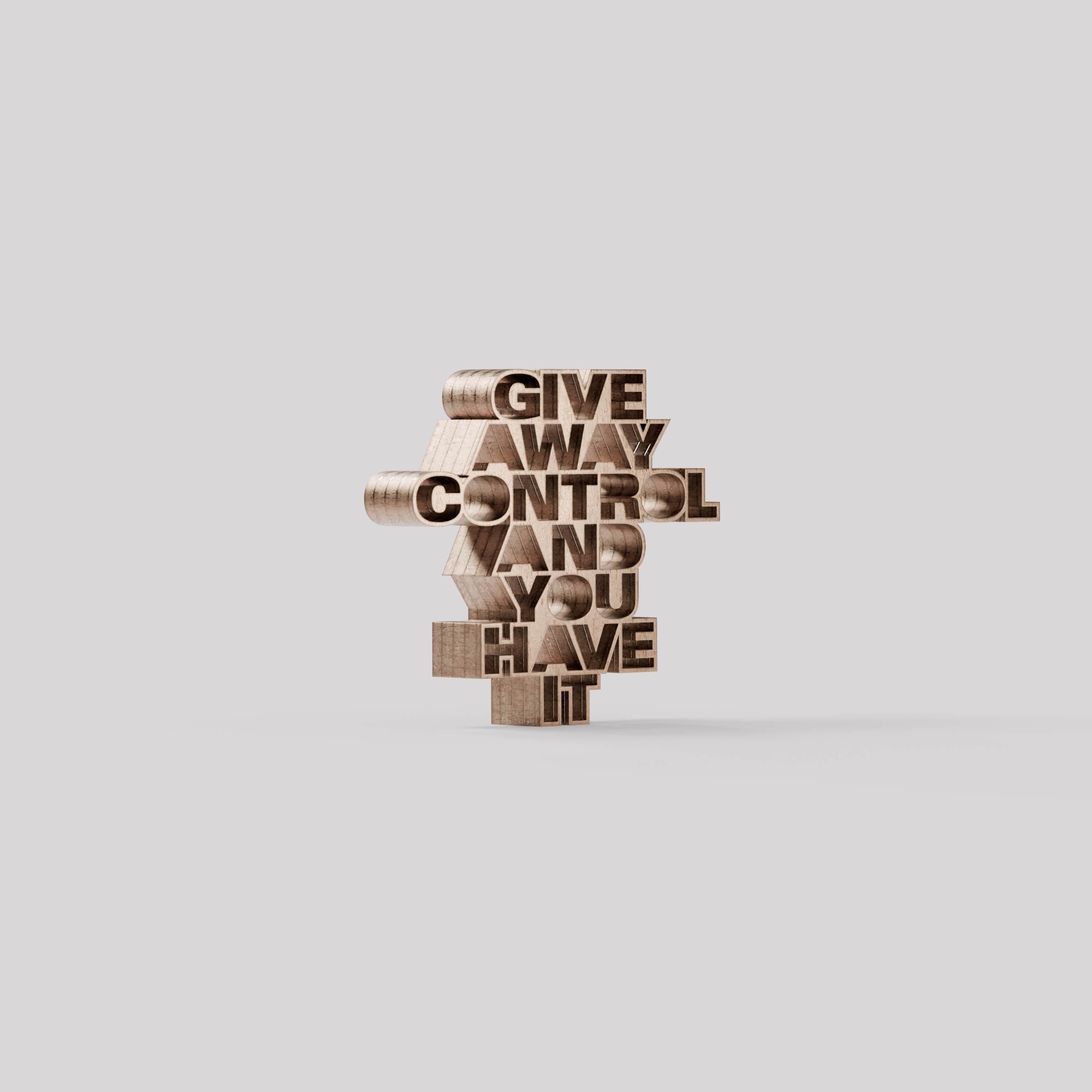 Give away control and you have it