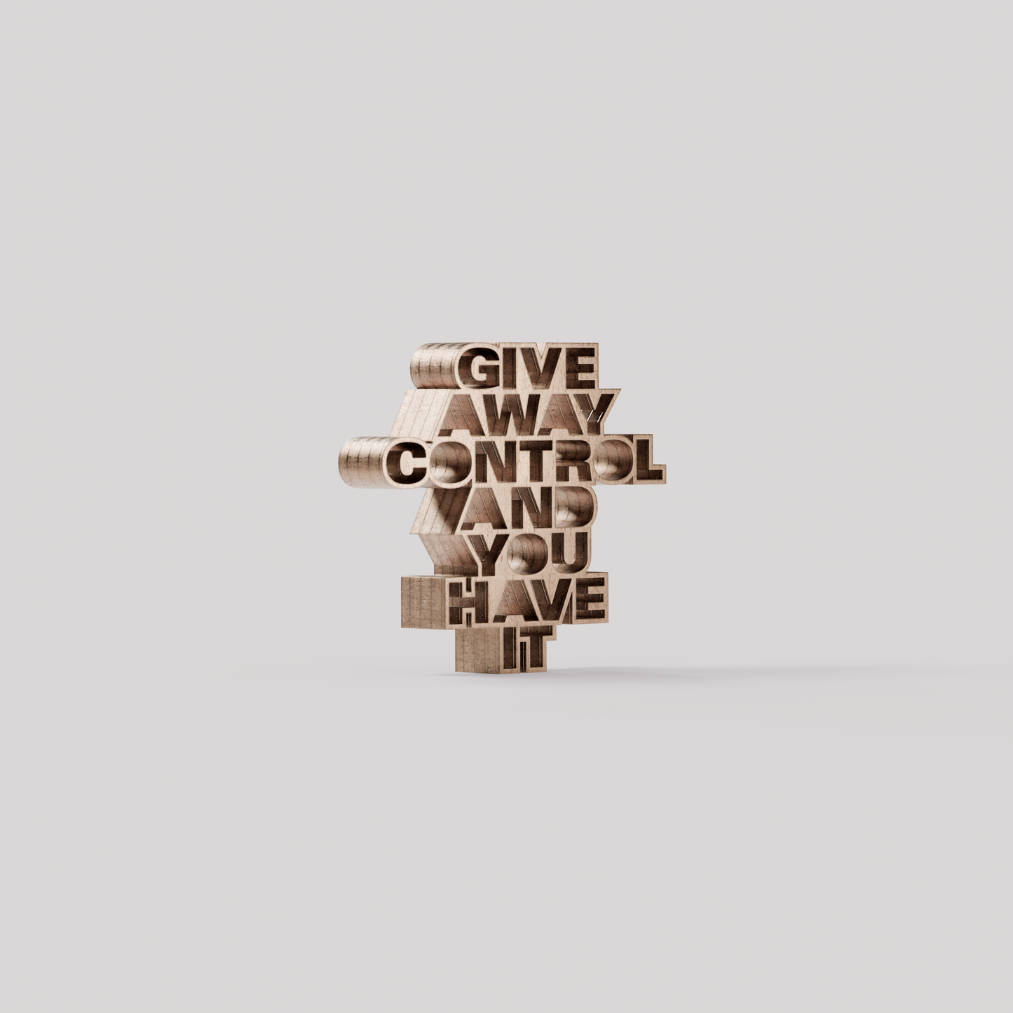 Give away control and you have it