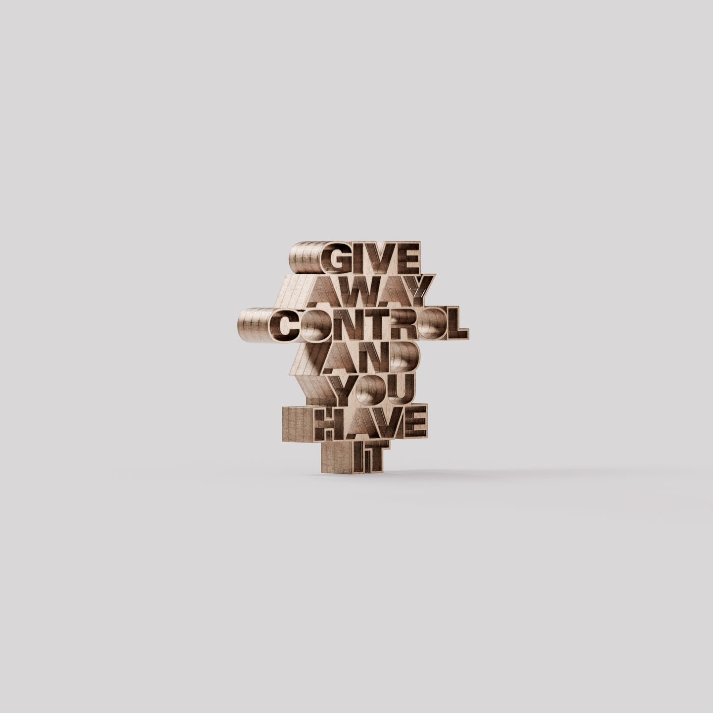 Give away control and you have it