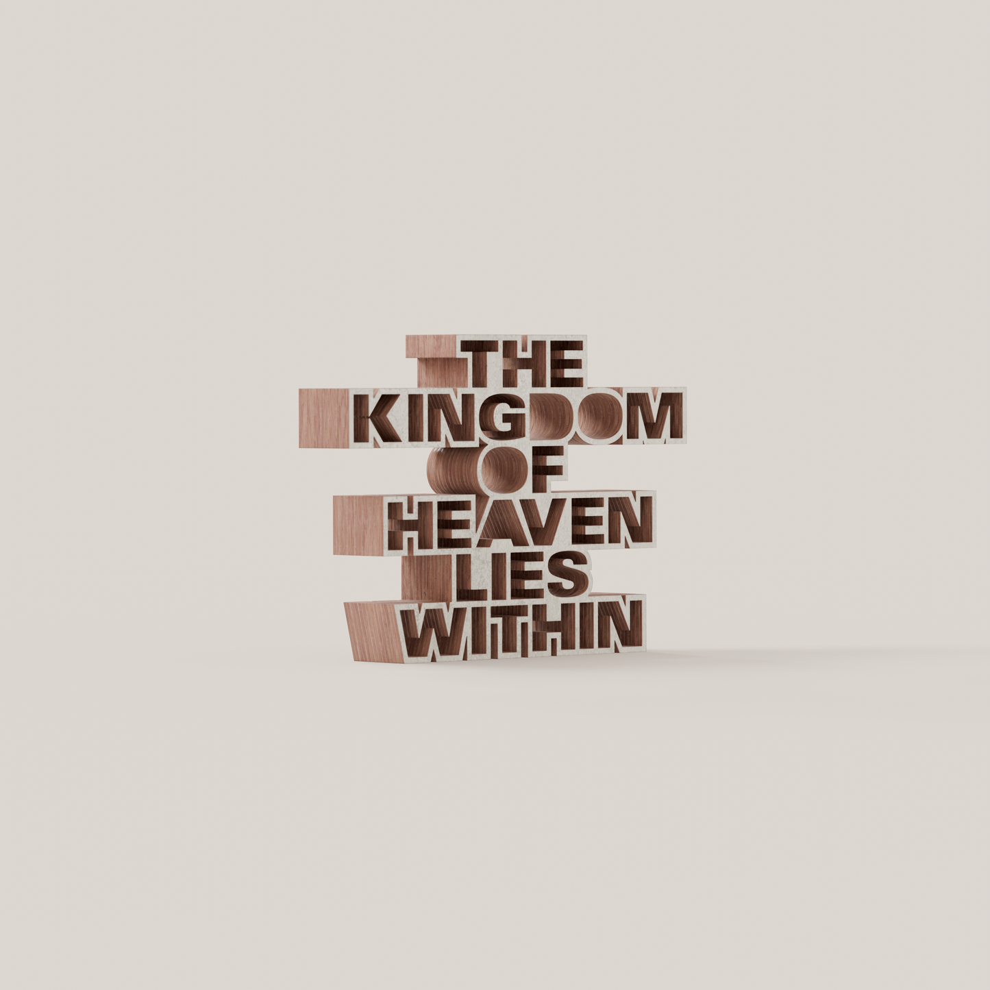 The kingdom of heaven lies within