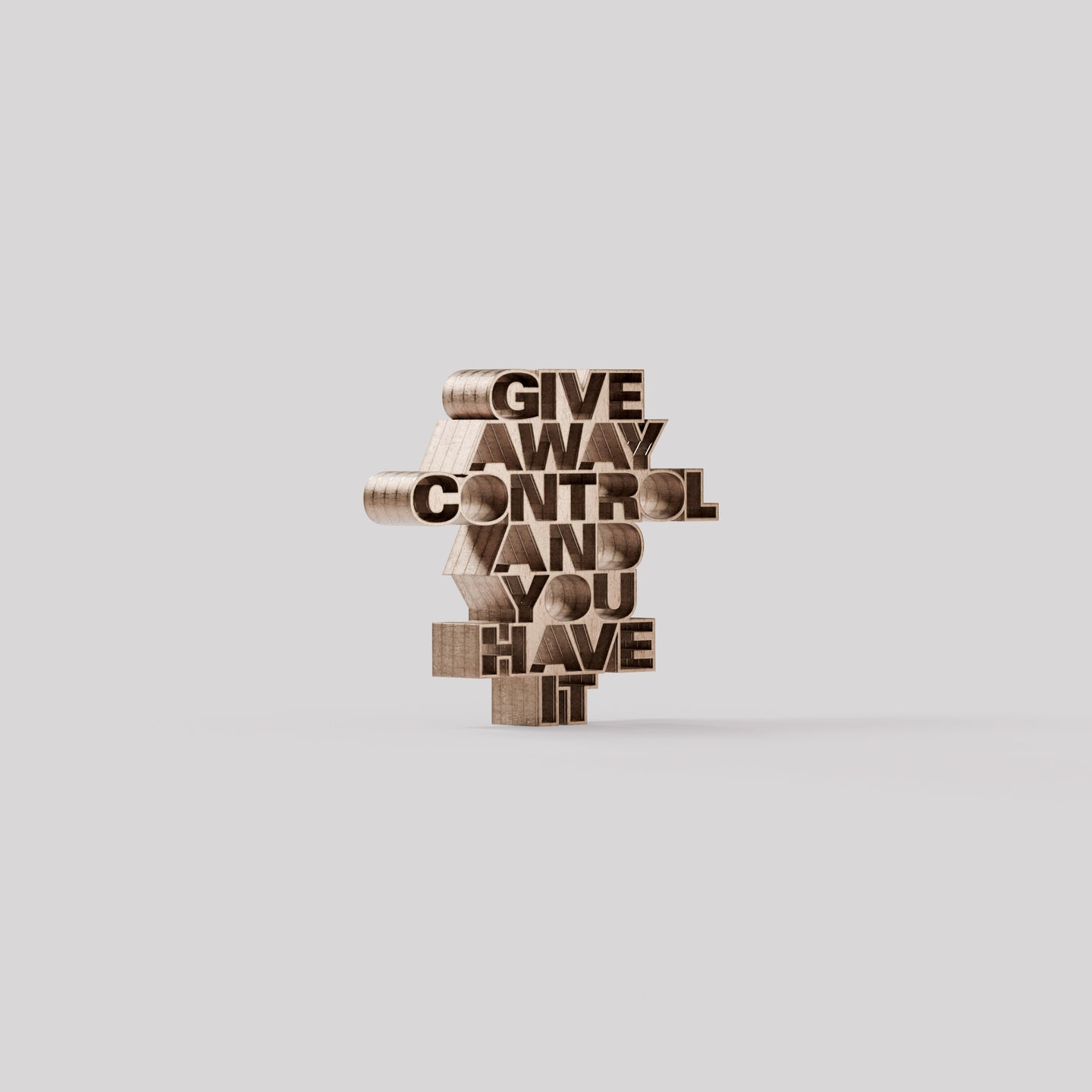 Give away control and you have it