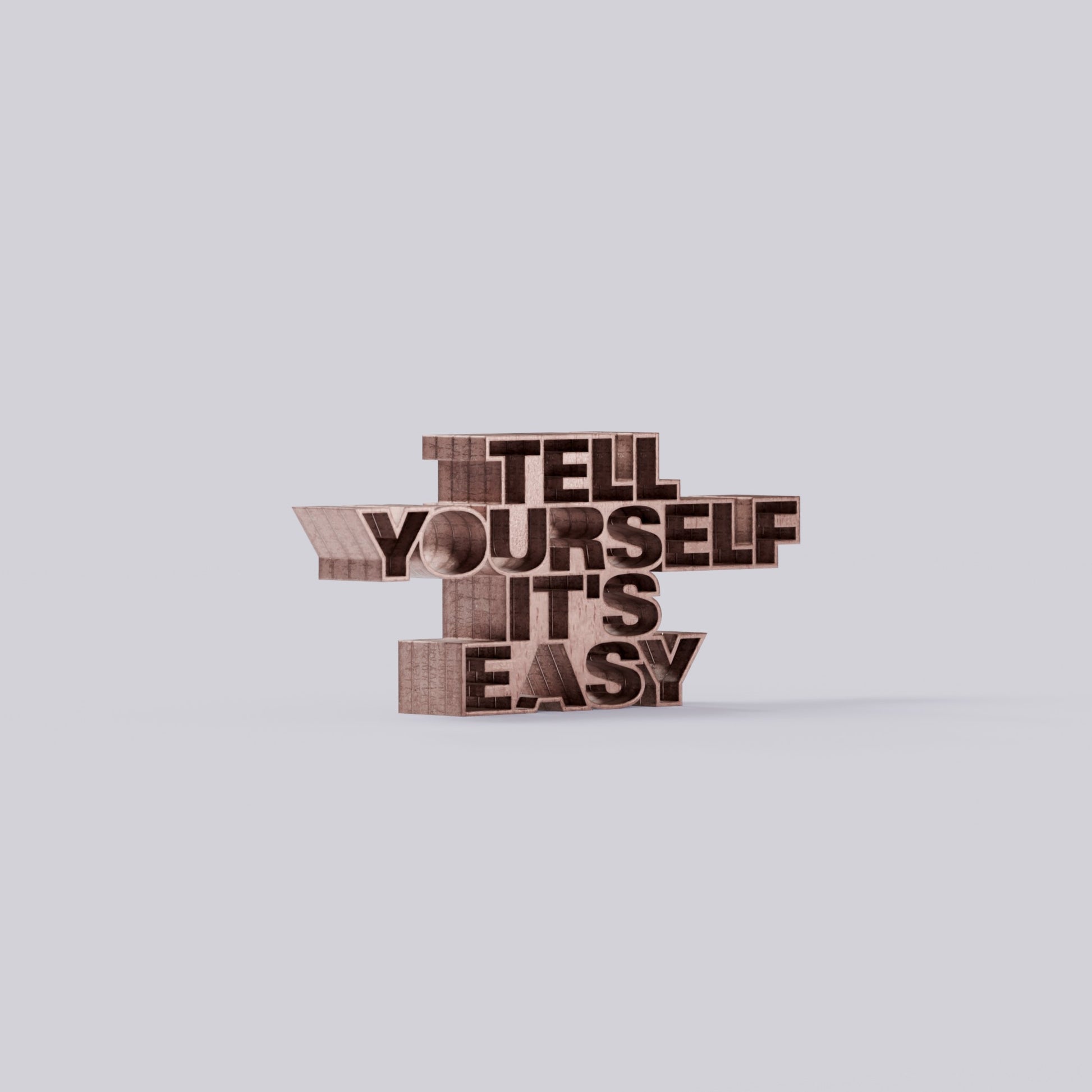 Tell yourself it's easy wood copper 3