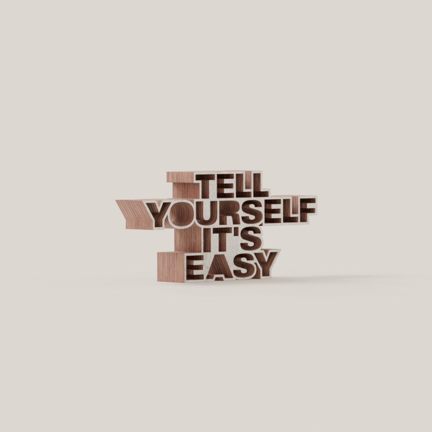 Tell yourself it's easy wood white 1.5